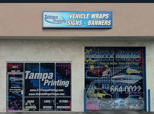Store Wraps Tampa Printing